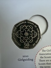 2010 Girl Guide Proof 50p Coin