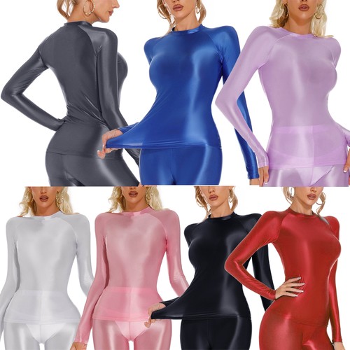 Women glossy stretchy - women's,