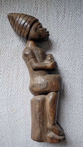 African wooden hand - african,