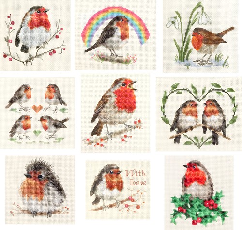 Robins birds original - robins,,