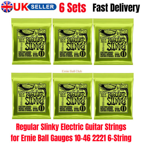 6pack ernie ball regular - ernie,