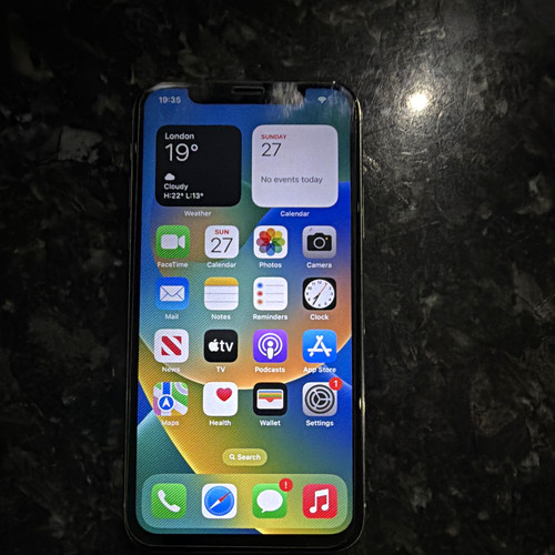 Apple iphone 256gb silver - x,