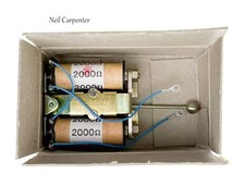 Boxed new old stock 4000 ohm bell ringer for 700 series GPO telephones.