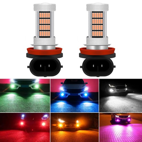 2pcs h11 front - lights, led