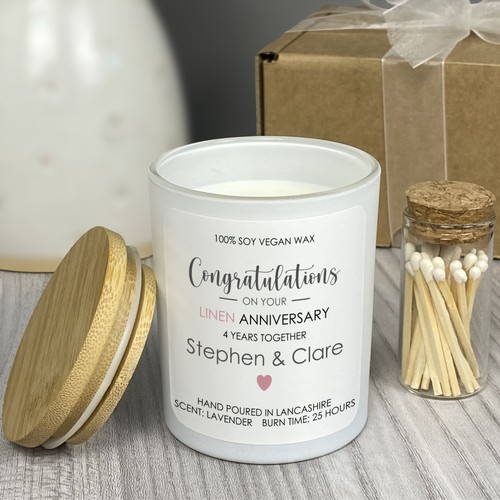 Personalised 4th wedding - 4th,
