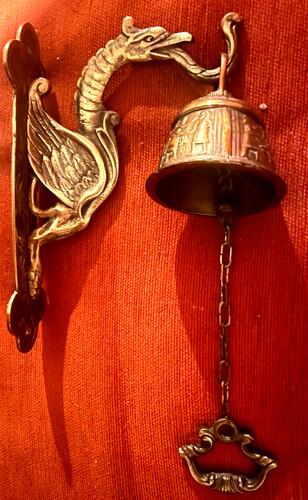 Brass dragon wall mounted - dragon,