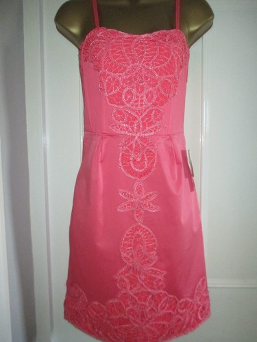 Asos premium coral dress with - asos,