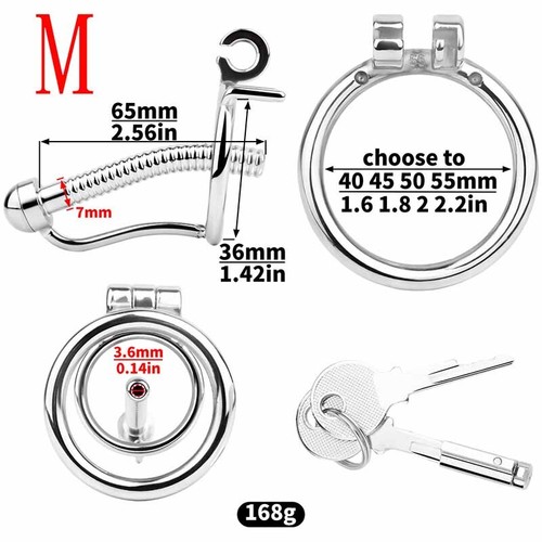 Stainless steel male - stainless, chastity