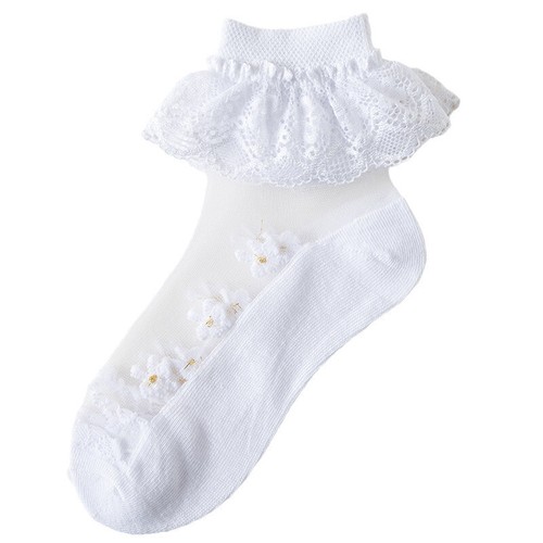 Girls lace ruffle - girls, frilly