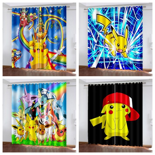 Boys curtains pokemon pikachu - boys,