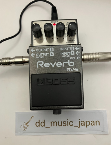 Boss digital delay reverb - boss, rv-6
