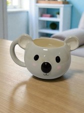 Cute Grey Koala Head Mug