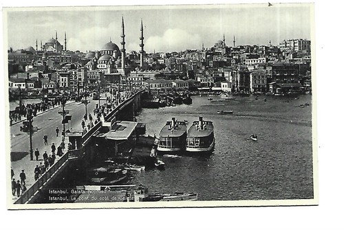 Turkey istanbul galata bridge - galata,