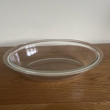 JAJ  Pyrex Clear Glass Oval