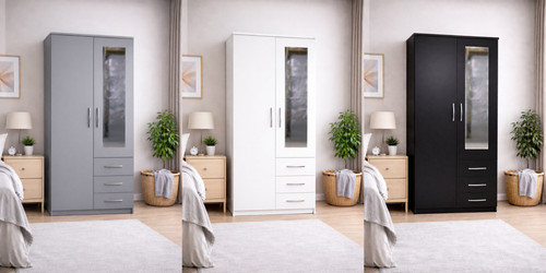Tall wooden door with 3 - 2,