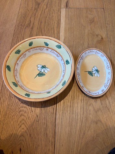 Daisy pattern ceramic - daisy, dinner