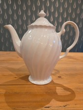 Johnson Brothers Regency White Coffee Pot with Lid - Very Good Condition