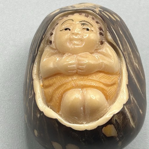 Hand carved and - carved, painted