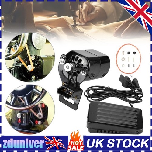 Sewing machine motor with - with, foot