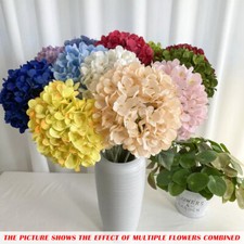 Artificial Hydrangea Fake Silk Flowers Bouquet Party Wedding Home Garden Decor
