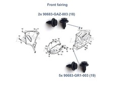 Honda cbr600rr 2003 2006 - 9x,