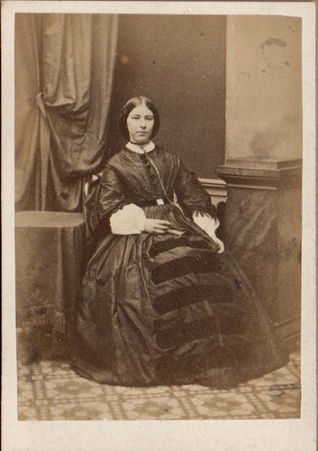 1860 cdv lady named - named, catherine