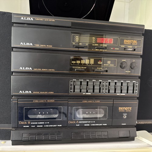 Alba 4760 twin deck stereo - 4760,