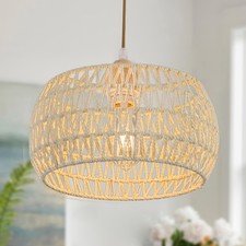 Rattan Pendant Light Fixture
