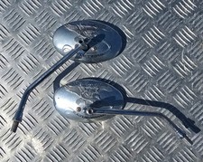 Universal Mororcycle Mirrors to Suit A Cruiser and Classic Bikes