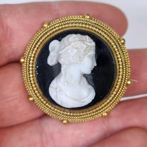 Fine antique glass cameo - antique,