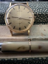 Vintage Swiss Verity 17 Jewels Sub-Dial Mechanical Gents Works