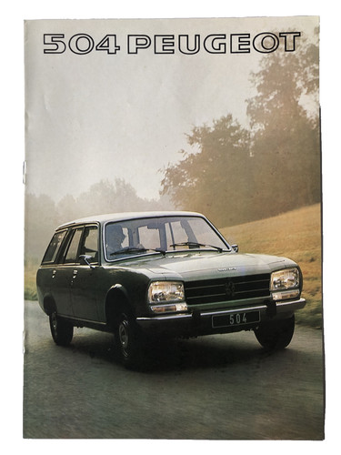 Peugeot 504 estate car - car, sales