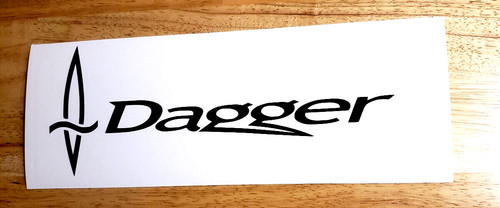 Dagger kayak canoe decal - dagger,
