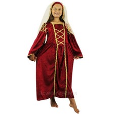 CHILDS RED TUDOR PRINCESS