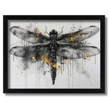Stylized Dragonfly Art Print