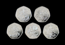 Bailiwick of Guernsey Carols 50p Fifty Pence BUNC Coin Set - Choose Your Coin