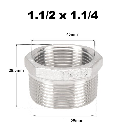 Stainless steel 304 male - steel, to