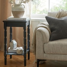 Contour Black Tall Side Table