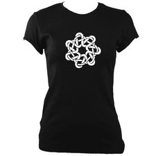 Celtic Woven Knot Ladies Fitted T-Shirt | Celtic Clothing