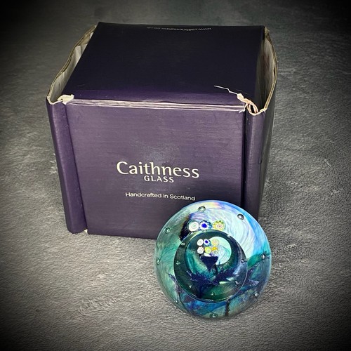 Caithness glass mini thistle - glass,