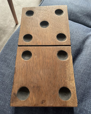 Large Wooden Domino Decoration Ben De Lisi For Debenhams