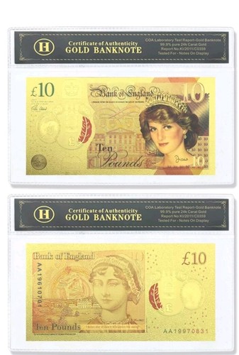 Ten pound princess diana - ten,