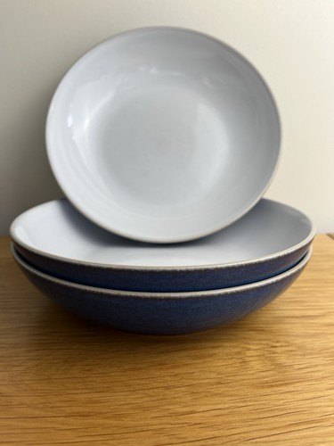 Denby imperial blue pasta bowl - blue,
