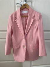 Bershka Pink Blazer Jacket Size S