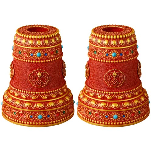 Silver resin prayer wheel - resin,