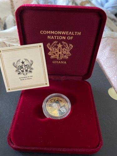 2002 ghana 500 sika - , queen