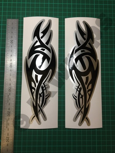 Tribal flames decals - tribal,