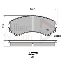 Brake Pads Set For Mitsubishi