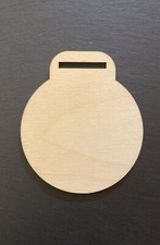 Custom circle wooden medals - circle,