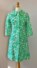 vintage NOA NOA rustic wallpaper green archive print 50s style coat XS